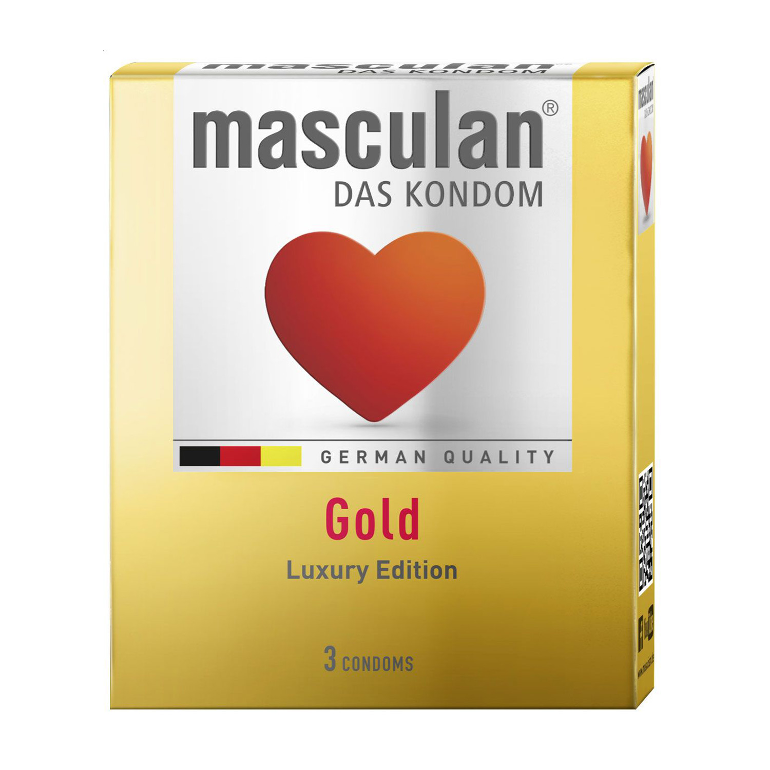 Презервативи Masculan Gold, 3 шт
